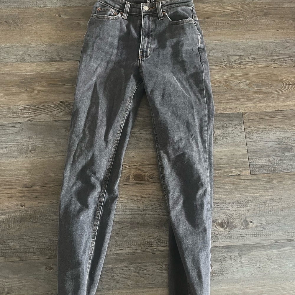 High-rise BDG women jeans, size 24 black/gray